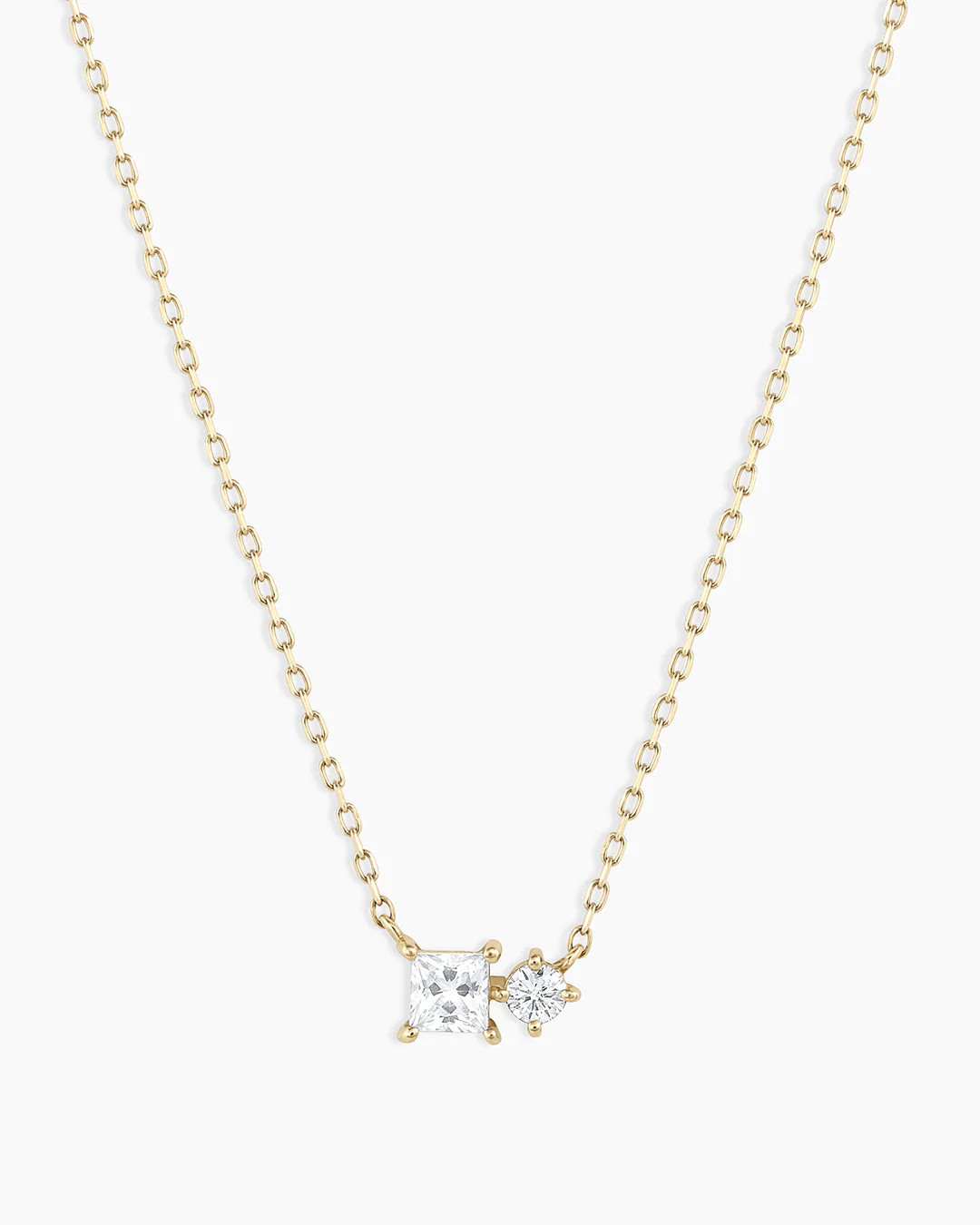 Diamond and White Sapphire Necklace | Gorjana