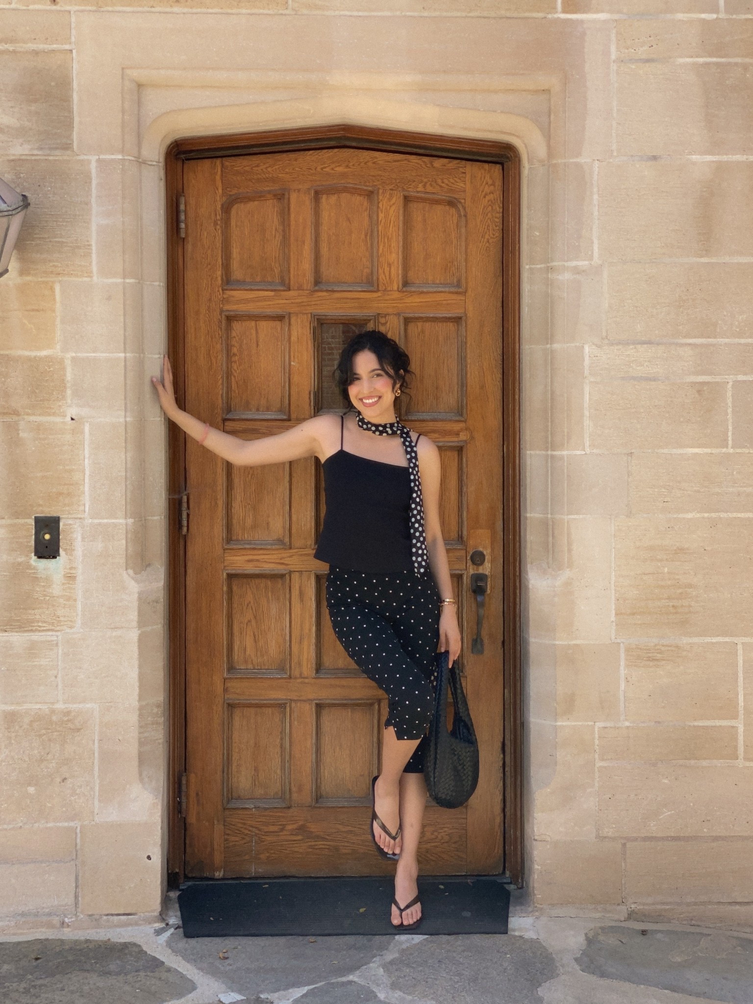 summer ootd | polka dot capris, Steve Madden mini heels 

#LTKFestival #LTKFindsUnder50 #LTKStyleTip