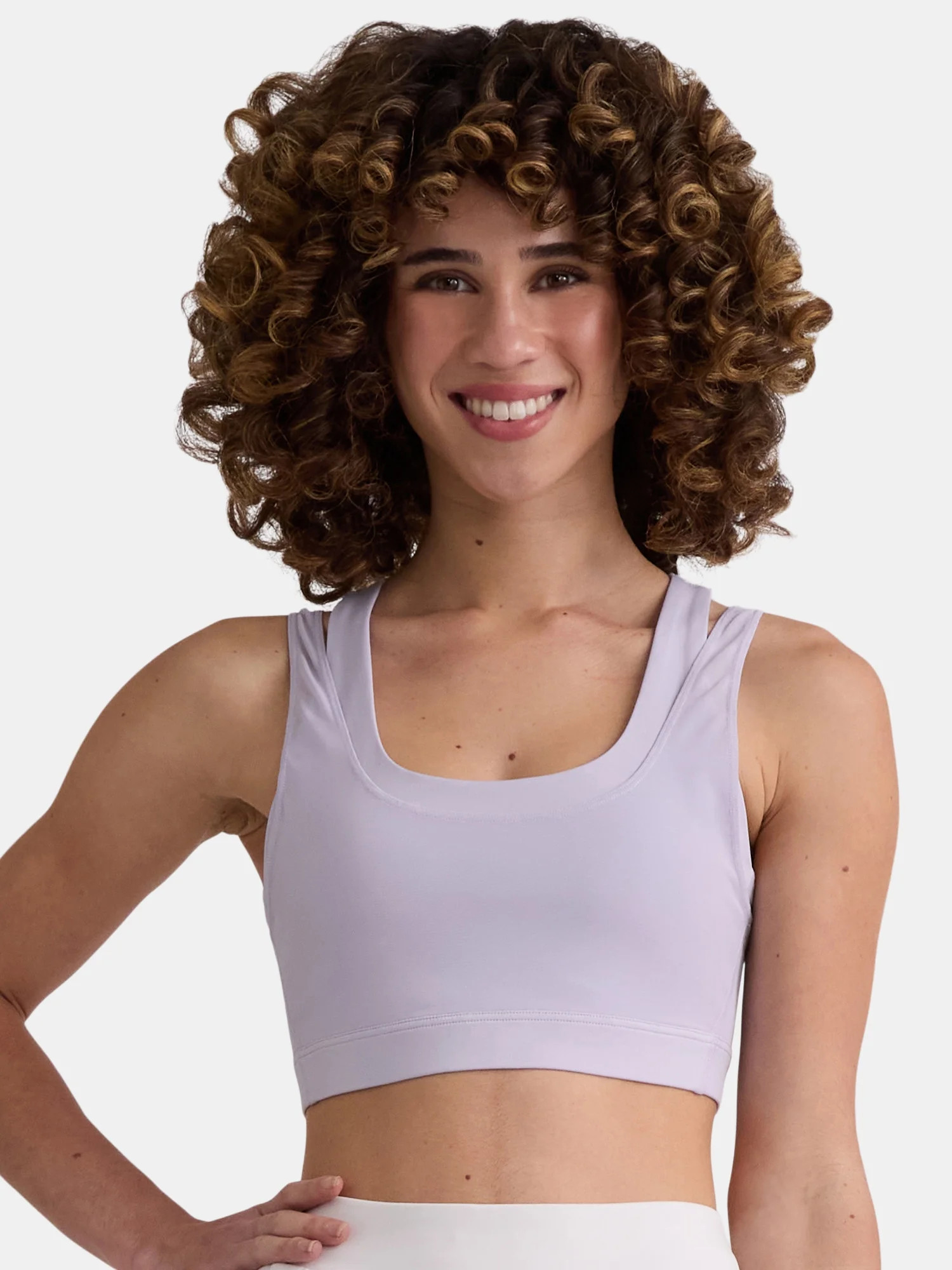 Avia Women's and Women's Plus Double Layer Mesh Sports Bra, Sizes XS-4X | Walmart (US)