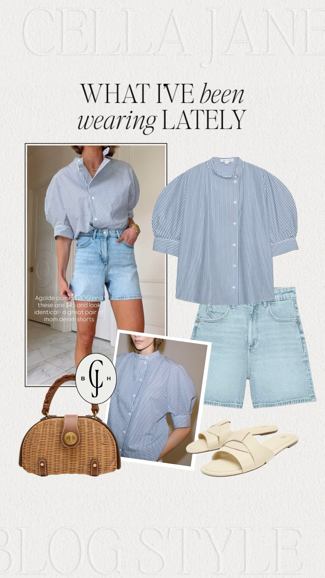 A great pair of denim mom shorts for under $50! I'm wearing size 25/2.

#LTKsummer #LTKjeans
