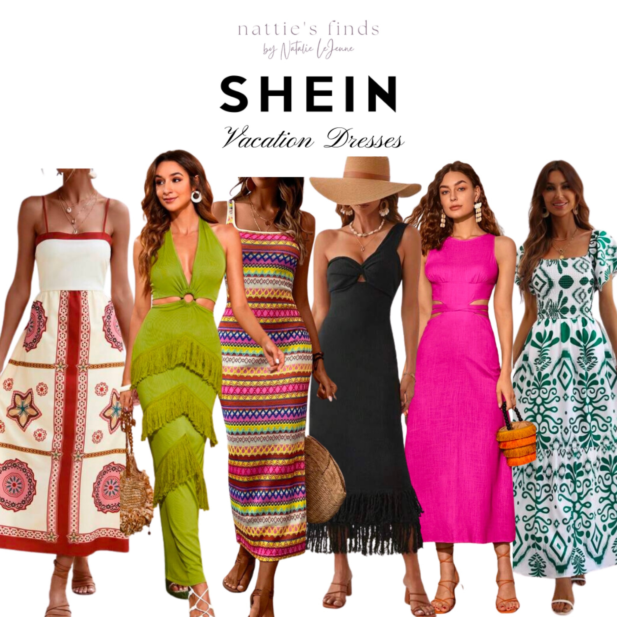 Shein Vacation outfit looks under $50! 

Vacation / resort wear / vacation style / beachwear / tropical destination / summer outfit