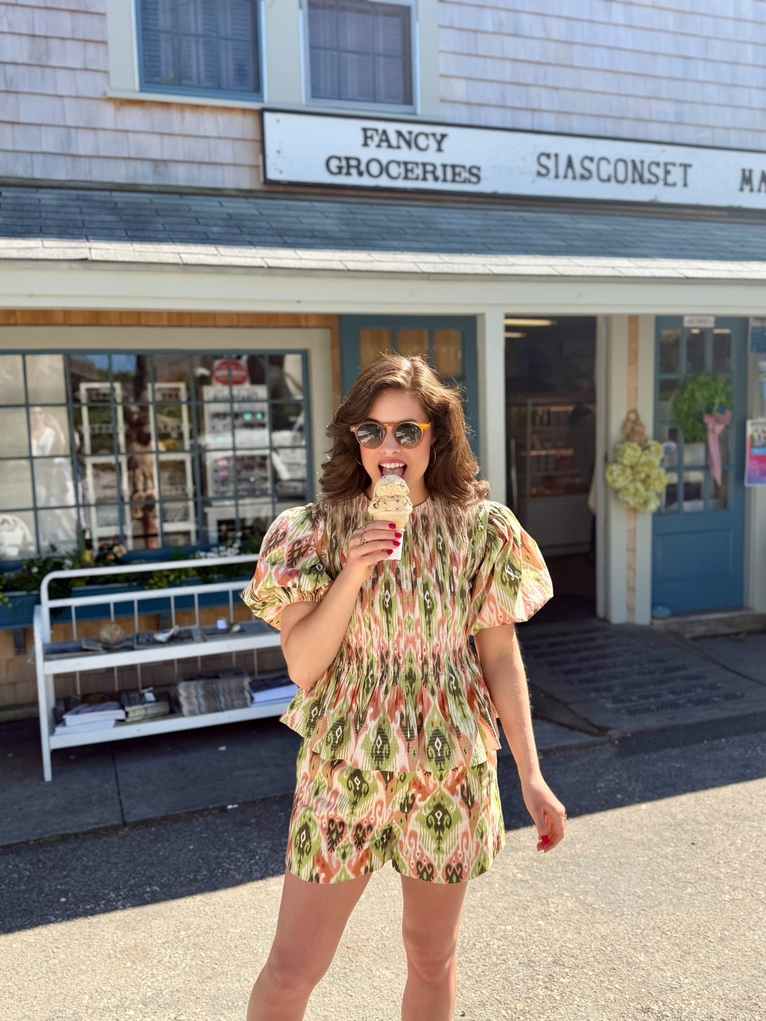 The perfect crew neckline with a pin-tucked bodice with a peplum silhouette top with matching high wasted fitted shorts  summer #summer #summeroutfits #summeroutfitideas #ootd #matchingsets

#LTKootd #LTKSeasonal #LTKdayinmylife