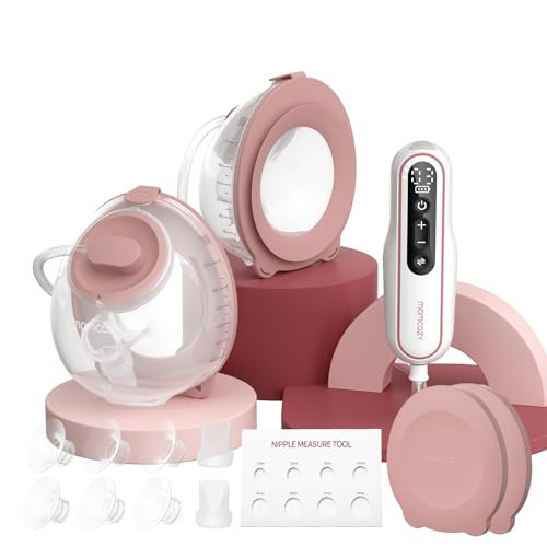 Momcozy Breast Pump V2 Pro Ultra-Lightweight, Hands-Free & Portable Wearable Pump with Upgraded Integrated DoubleFit Flange, Quiet & Leak-Proof Electric Pump, 3 Modes|9 Levels, 17/19/21/24mm | Amazon (US)