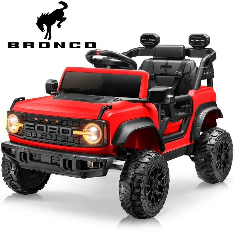 Ford Ride on Toy Cars, 12V Ford Bronco Raptor Powered Ride on Truck with Remote Control, Electric... | Walmart (US)