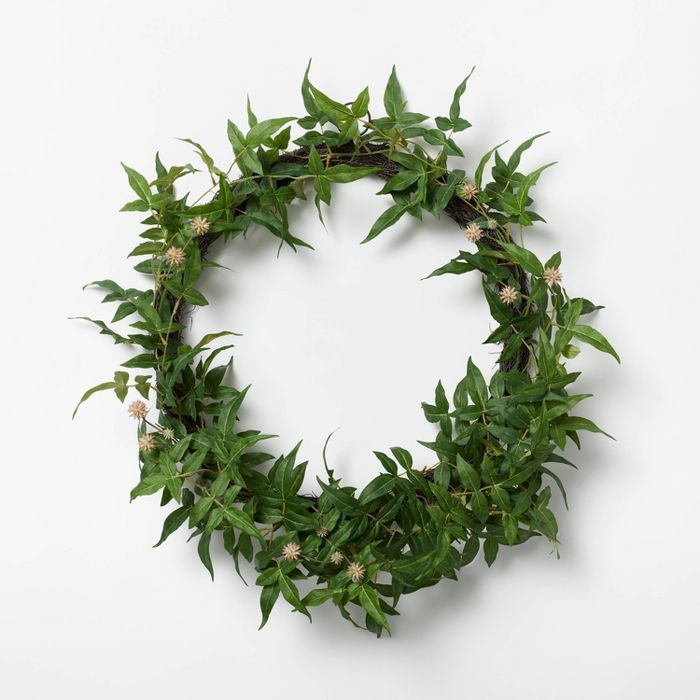 Asymetrical Wreath - Threshold&#8482; designed with Studio McGee | Target