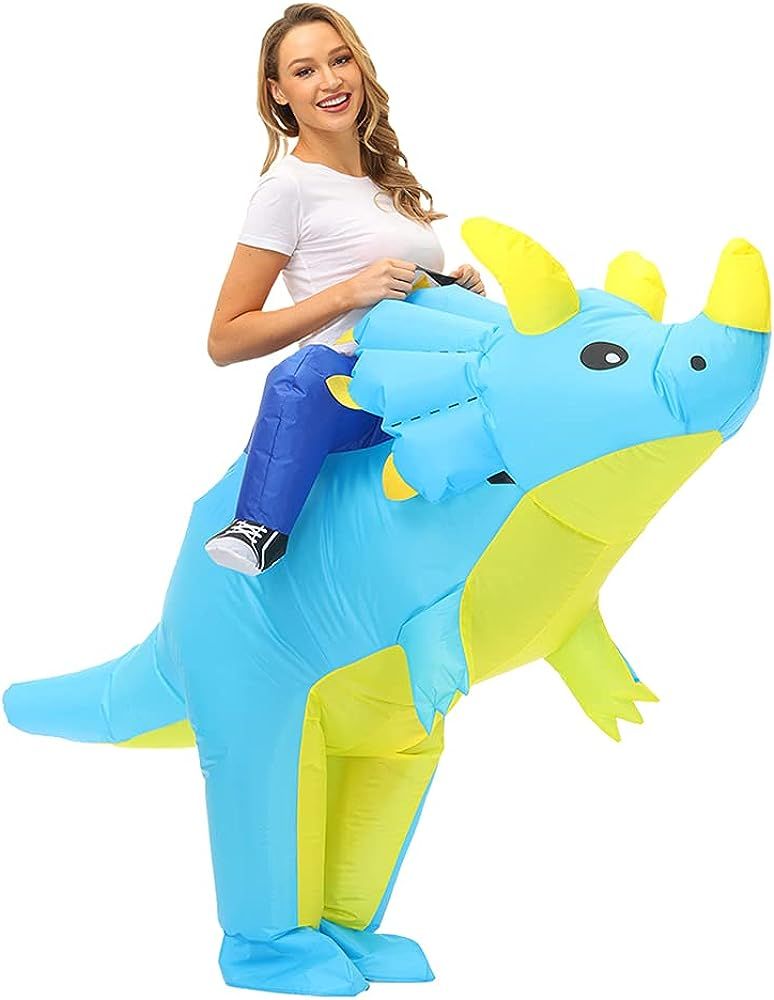 Arokibui Inflatable Dinosaur Costume Blow up Dino Costume Cosplay Party Christmas Halloween Costu... | Amazon (US)
