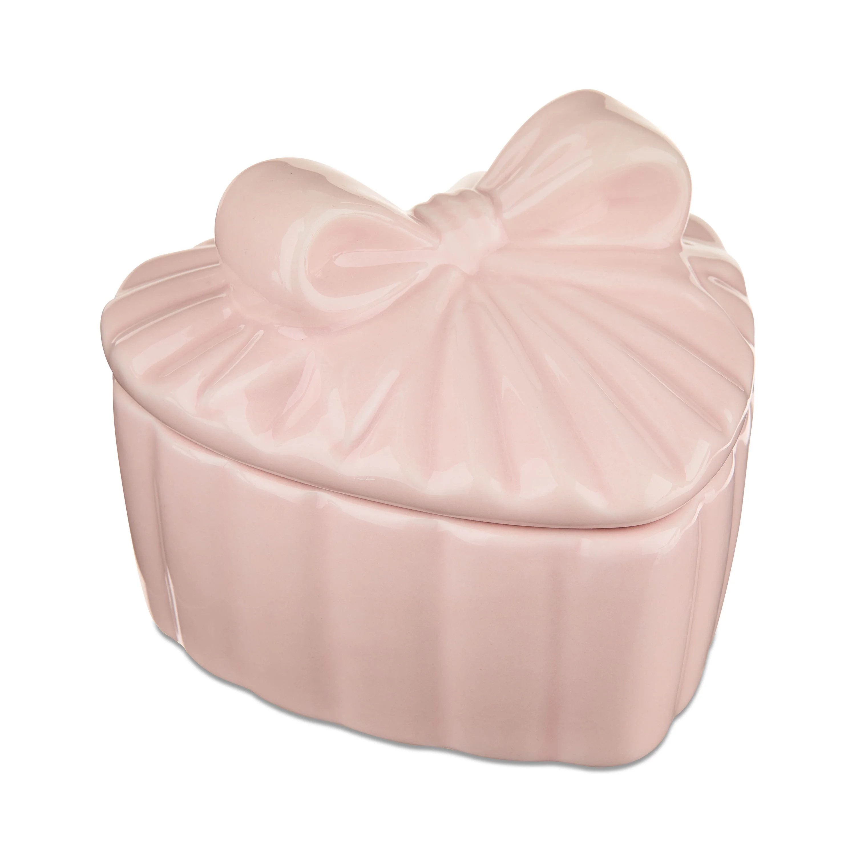 Ceramic Heart-Shaped Trinket Box, Pink, Valentine's Day by Way To Celebrate | Walmart (US)