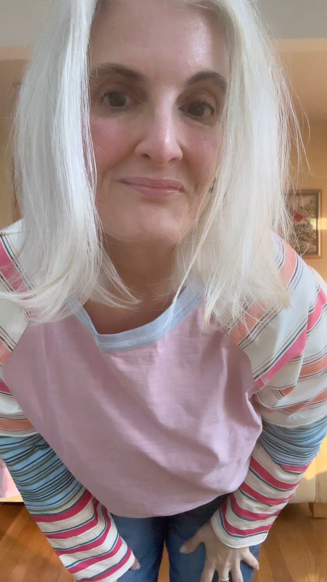 Cute striped sleeve tee and Levi’s for comfort outfit 

#LTKPlusSize #LTKMidsize #LTKOver40