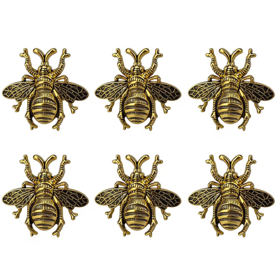 English Garden Bumblebee Napkin Ring Set of 6 | Etsy (US)