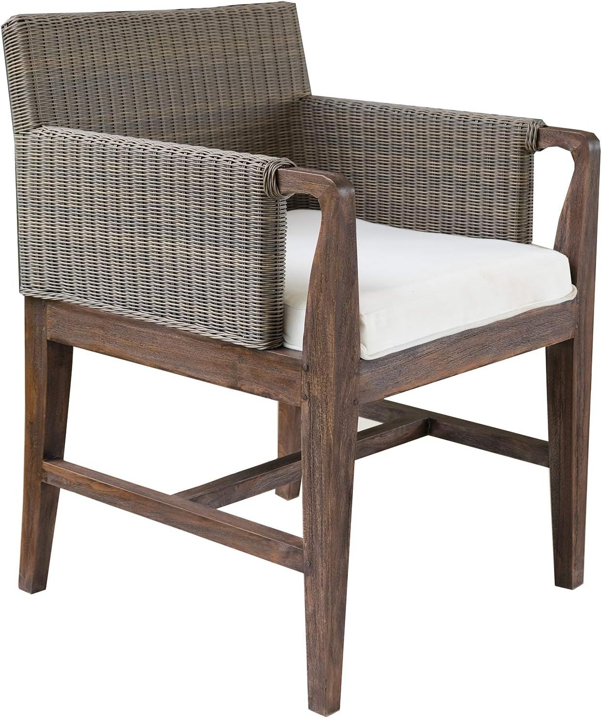 Alveare Home 9741-738 Gorda Outdoor Teak Patio Chair, Natural | Amazon (US)