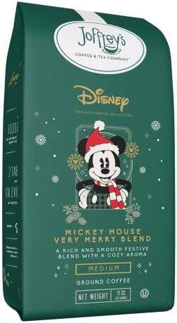 Joffrey's Coffee - Disney Mickey Mouse Very Merry Blend, Disney Specialty Coffee Collection, Arti... | Amazon (US)