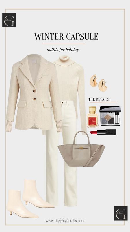 Winter white outfit idea, holiday outfit idea, business casual outfit idea, winter 

#LTKHoliday #LTKstyletip #LTKworkwear