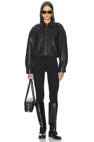 Fleece Lined Opaque Footless Tights in Black | Revolve Clothing (Global)