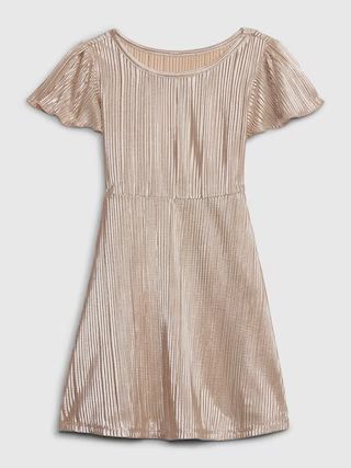 Toddler Metallic Pleated Dress$19.00$39.9550% Off! Limited-Time Deal Image of 5 stars, 0 are fill... | Gap (US)
