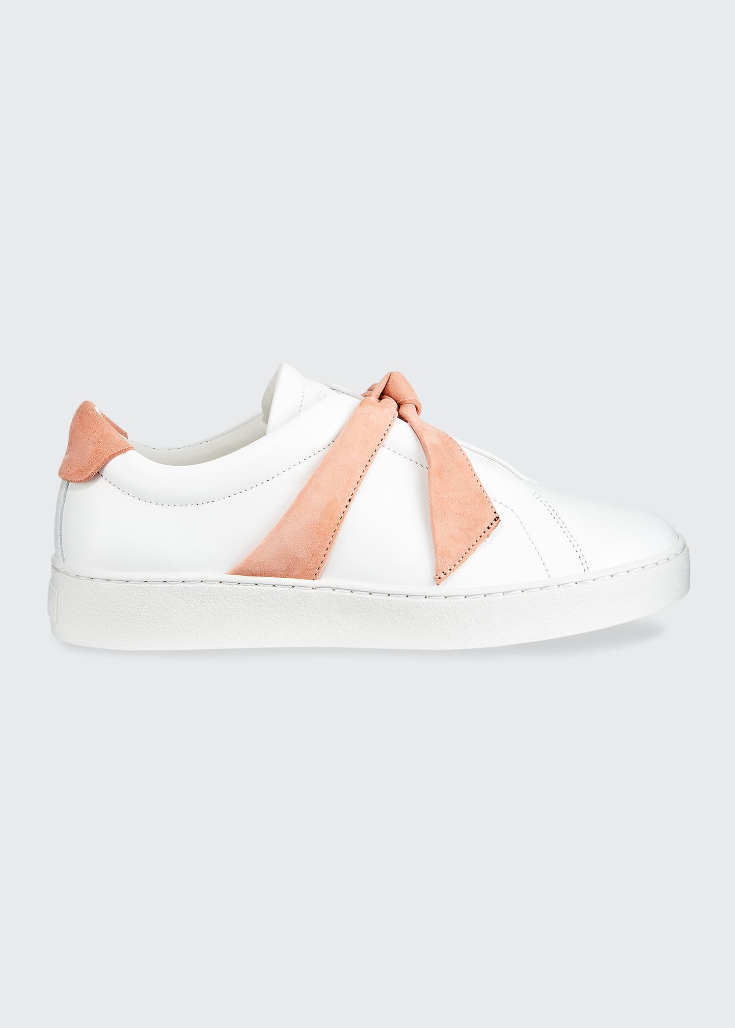 Clarita Two-Tone Sneakers, White/Pink | Bergdorf Goodman
