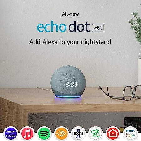 All-new Echo Dot (4th Gen) | Smart speaker with clock and Alexa | Twilight Blue | Amazon (US)