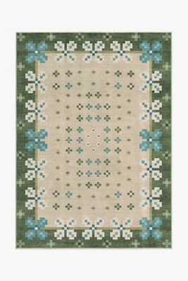 Ruggable Washable Scandi-Floral Clove Rug | Anthropologie (US)