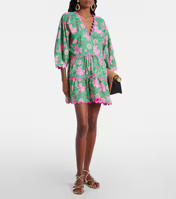 Floral printed cotton minidress | Mytheresa (US/CA)