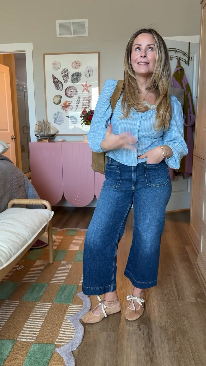 The perfect spring denim does exist. 🙌🏼
Lightweight, flattering, and that “cool without trying” fit Anthropologie always nails. These are the kind of jeans you’ll reach for with sneakers, sandals, or a little heel and somehow they always work. Linking my exact pair + sizing details on LTK. 🤍