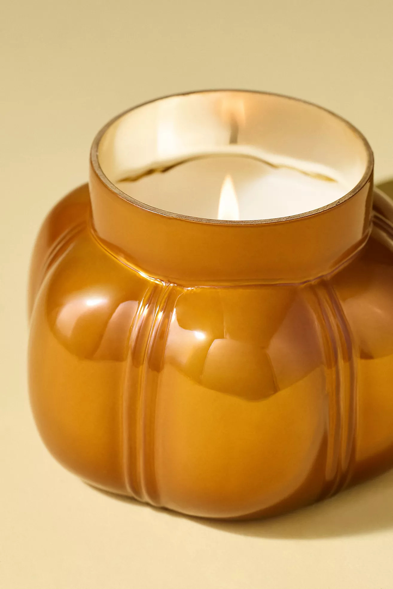 Capri Blue Spiced Amber Glass Jar Candle | Anthropologie (US)