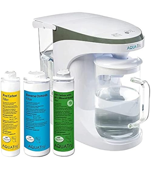AQUA TRU Carafe | Countertop Water Purifier for PFAS and Other Contaminants with Exclusive 4-Stag... | Amazon (US)