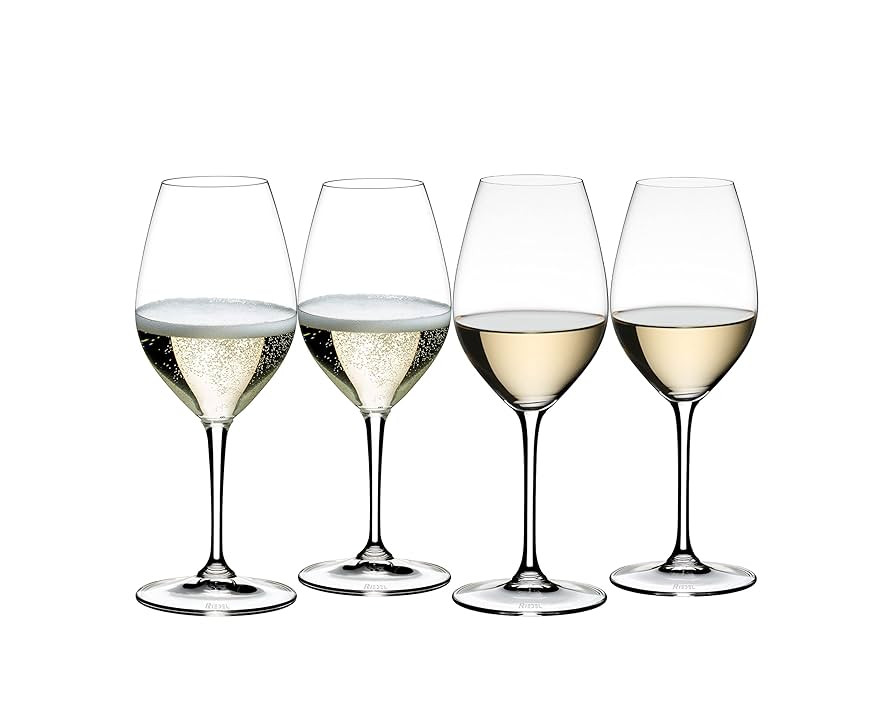 Riedel Wine Friendly 003 Pack of Four White Wine/Champagne Wine Glass | Amazon (US)