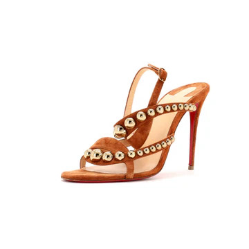 Women's Galeria Heeled Sandals Studded Suede 100 | Rebag
