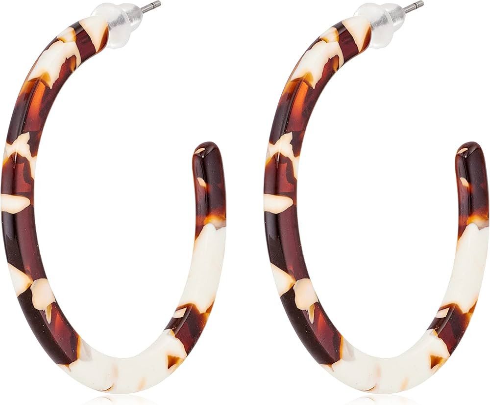 Lola Ade - 40mm Madina Resin Hoop Earrings | Amazon (US)