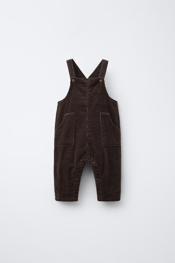 LONG CORDUROY OVERALLS | Zara US