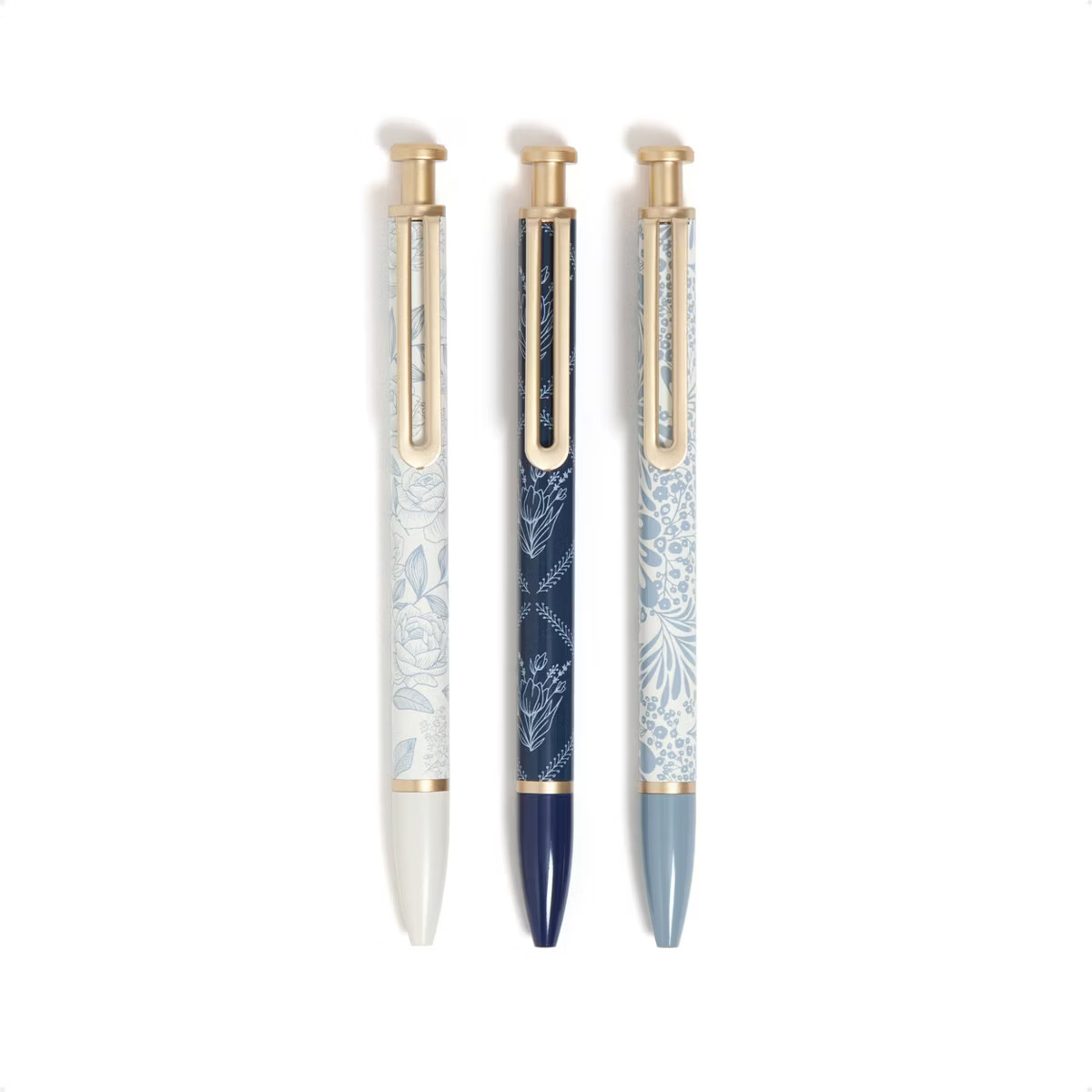 U Brands 3ct Monterey Ballpoint Pens Ornate Florals | Target