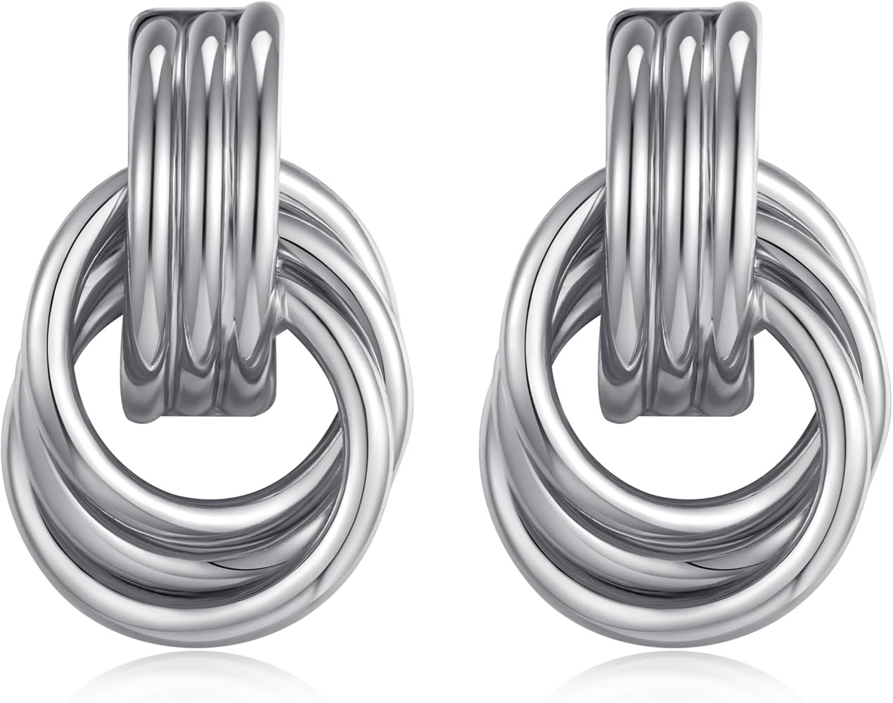 Gold Geometric Drop Dangle Earrings for Women Long Link Dangle Earrings Jewelry Gift | Amazon (US)