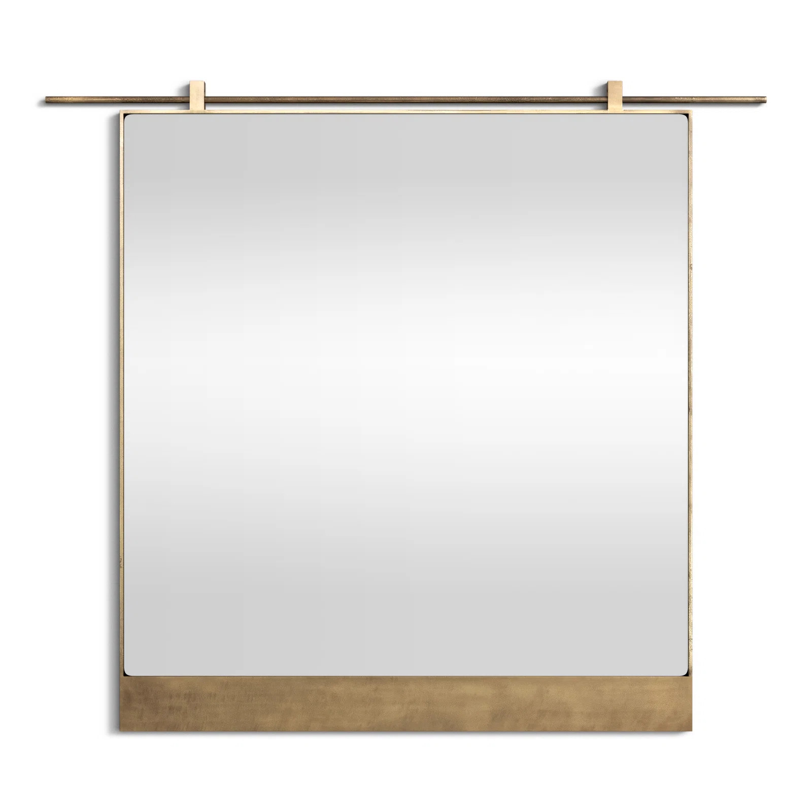 Hutton Metal Flat Wall Mirror | Joss & Main