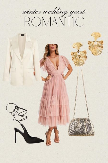 Wedding guest outfit inspo🤍

Flowy dress | gold earrings | satin blazer

#LTKstyletip #LTKSeasonal #LTKwedding