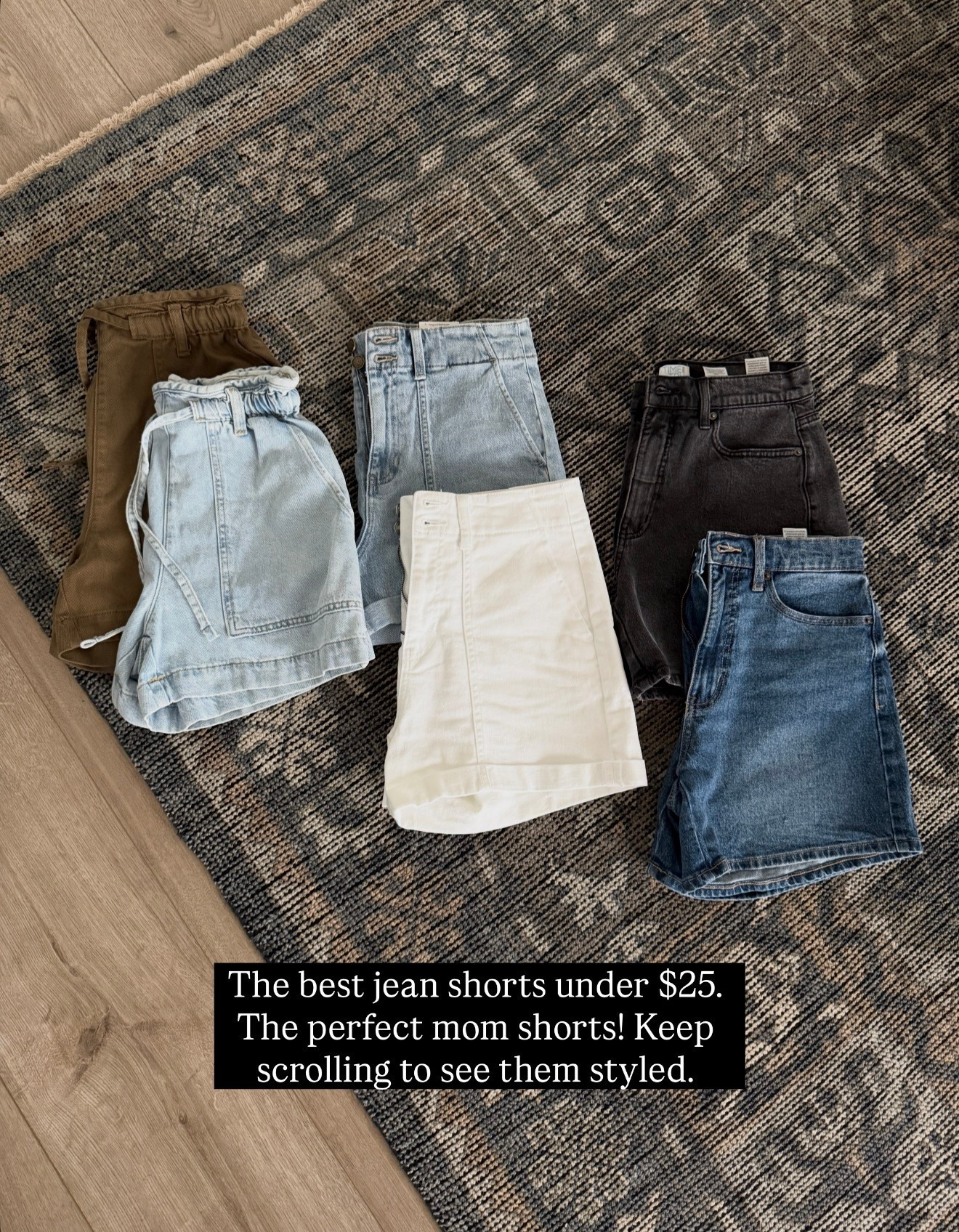 6 pairs of jean shorts, all from Walmart AND under $25! Love these for spring and summer!

#LTKSeasonal #LTKmomlife #LTKootd