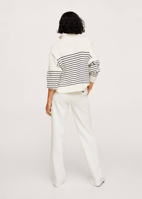 High-waist palazzo pants | MANGO (US)