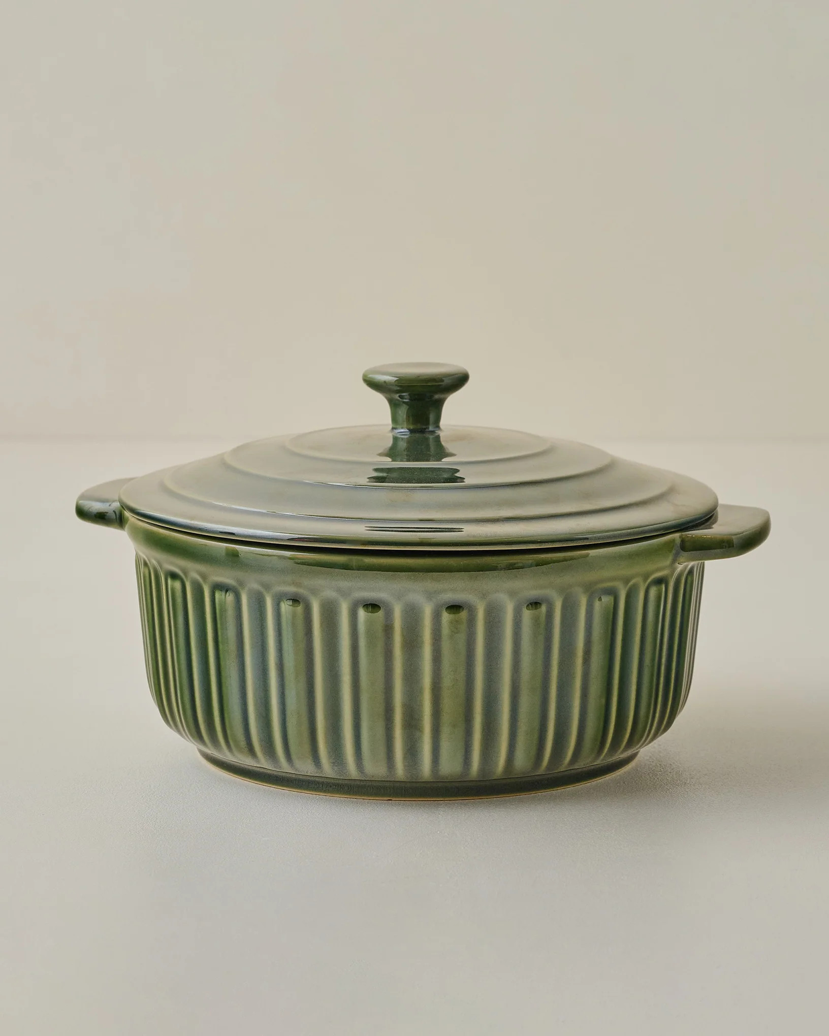 The Cottage Collection Forest Green Baking Dish with Lid | Magnolia