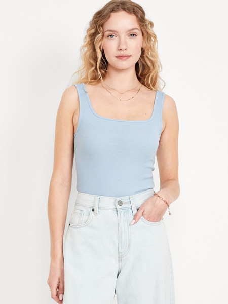 Ultra-Crop Rib-Knit Tank Top | Old Navy (US)