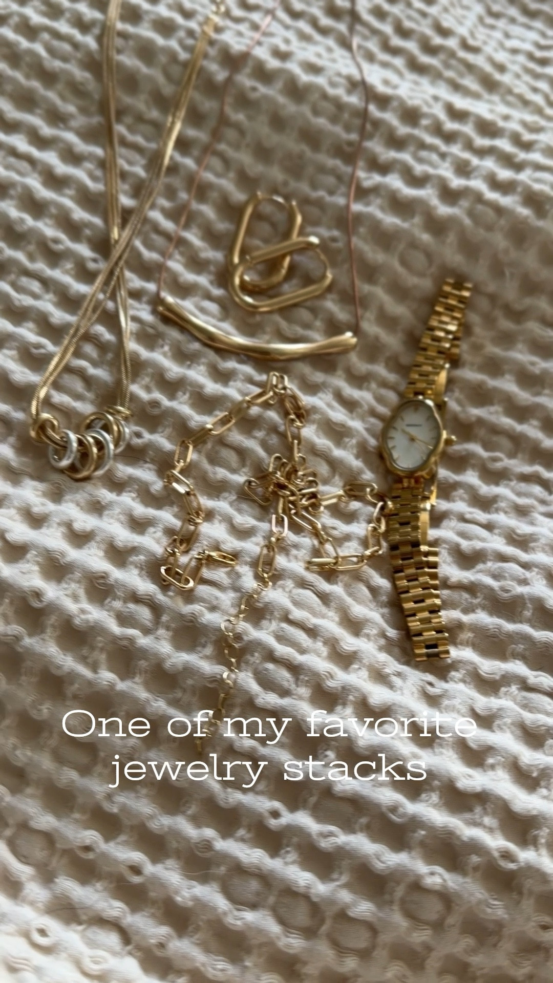 Stacking jewelry has to be one of my favorite things #jewelrystack #goldjewelry #accessories

#LTKFindsUnder50 #LTKStyleTip