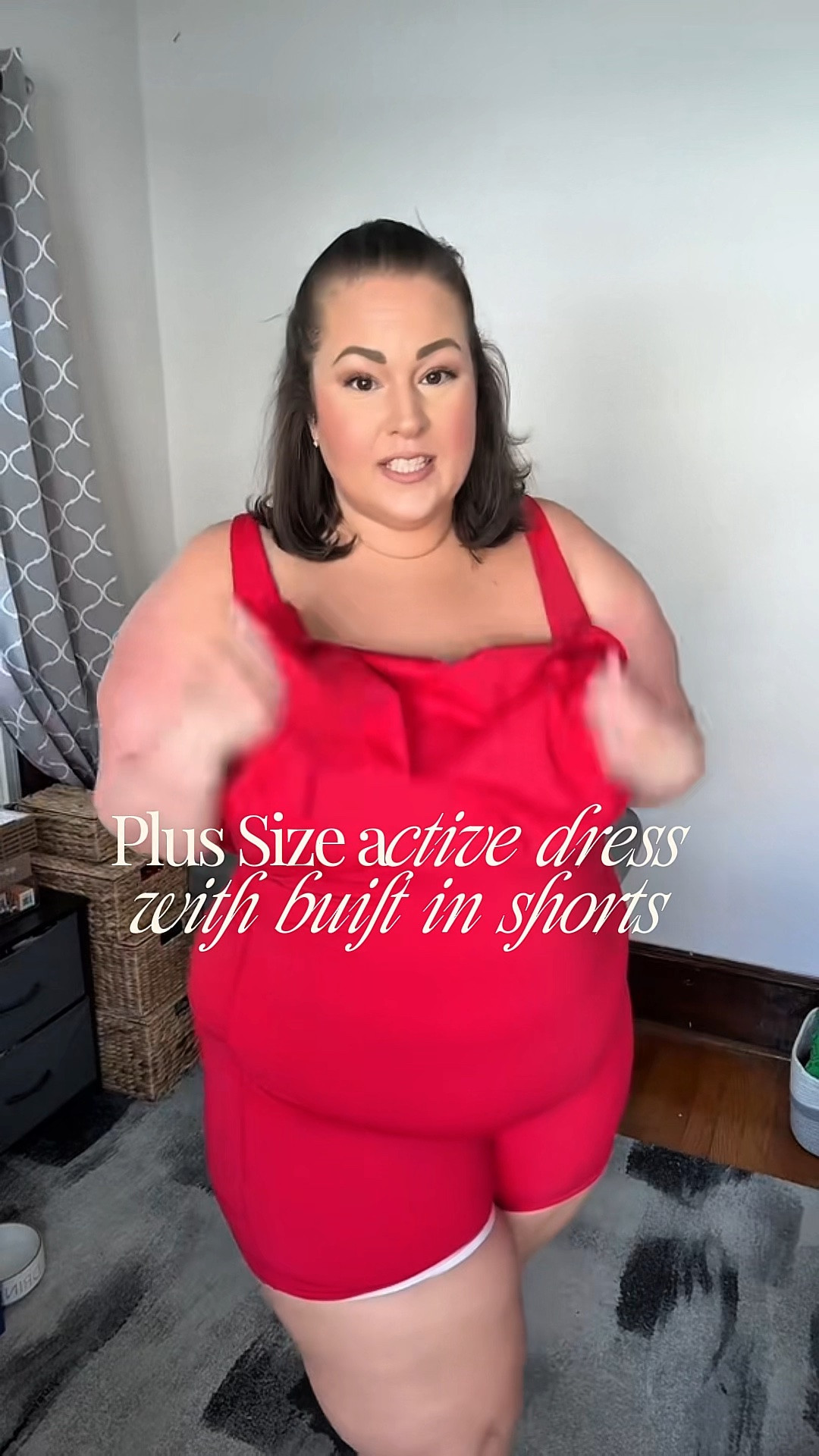 Finally!! A plus size active dress with a pull down option to use the bathroom, built in shorts & bra!👏🏼👏🏼

#plussizedress  
#plussizedresses 
#plussizefashion
Plus size dress
Plus size active dress
Plus size dress built in shorts

#LTKPlusSize #LTKSeasonal #LTKootd