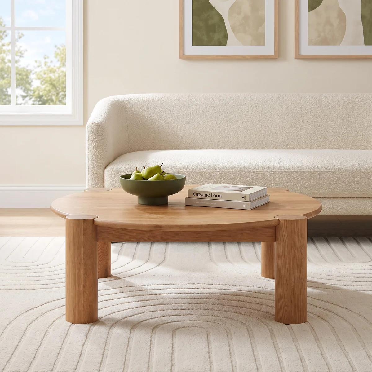 Ladonna Coffee Table Brushed Natural Oak | Wayfair North America