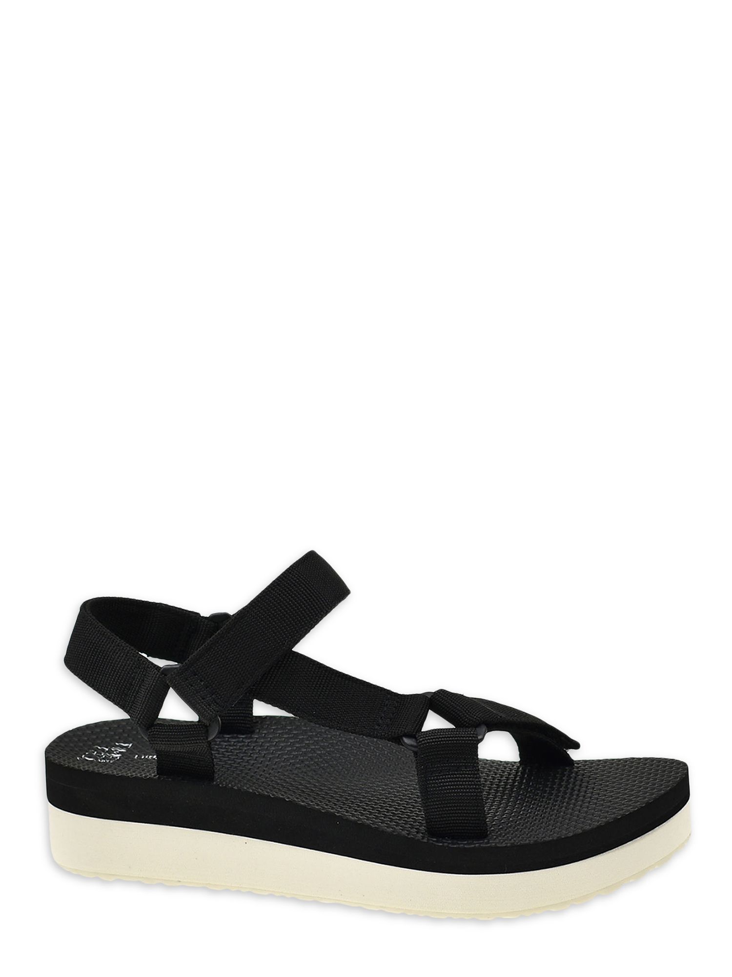 Time and Tru Women's Platform Nature Sandal (Wide Width Available) | Walmart (US)