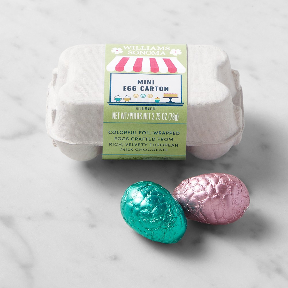 Williams Sonoma Mini Chocolates in Egg Carton | Williams-Sonoma