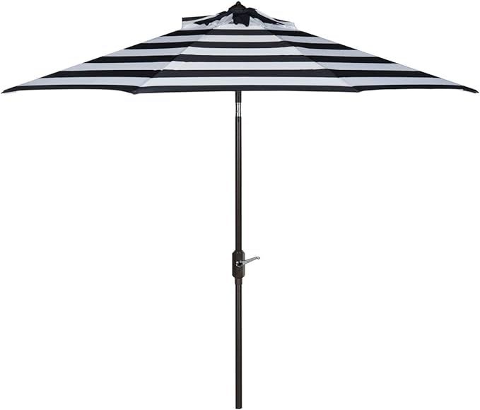 SAFAVIEH Outdoor Collection Iris Fashion Line Auto Tilt 9-inch Umbrella | Amazon (US)