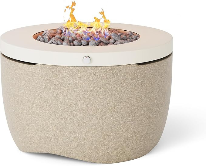 Ledge Lounger Halo Firepit - Smokeless Outdoor Fire Pit Table - 70,000 BTUs Propane Connector and... | Amazon (US)