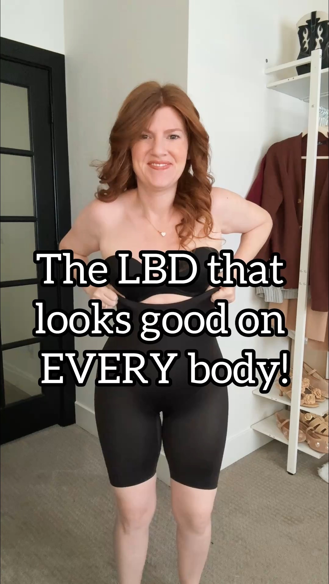 Little black dress from Amazon wearing size medium
In all. 

Wedding guest dress. 

#LTKFindsUnder50 #LTKSaleAlert #LTKPetite