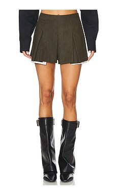Line & Dot Rhodes Shorts in Olive from Revolve.com | Revolve Clothing (Global)