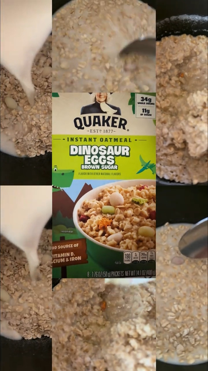 POV: your kid spots something fun at the store and you actually say yes 🦖🥣

She begged to try these dinosaur eggs oatmeal packs, and honestly… I’m impressed. Way less sugar than the cereals she usually asks for + it’s got vitamin D, calcium, and iron 🙌

But the real magic? Watching the eggs melt away and tiny dinos appear while it cooks 🤯 Breakfast + sensory fun + happy kid = MOM WIN ✔️

#MomFinds #KidApproved #BreakfastWin #ToddlerMomLife #FunFood


#LTKKids #LTKmorningroutine #LTKmomlife