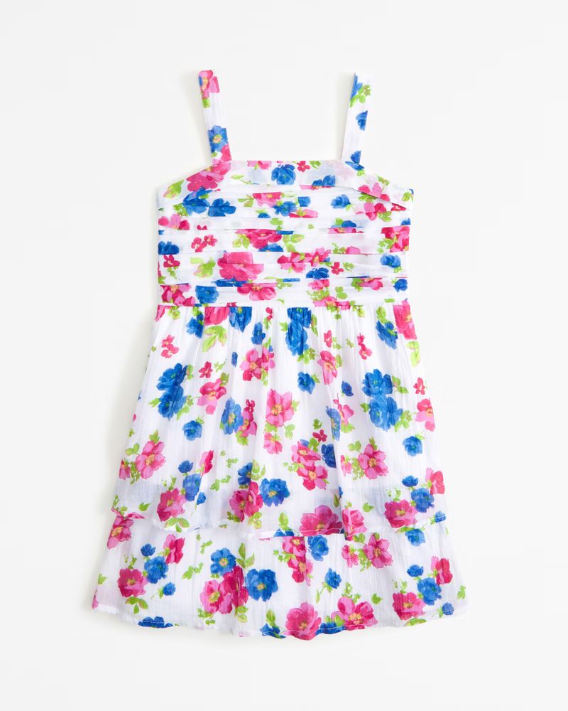 girls emerson tiered mini dress | girls dresses & rompers | Abercrombie.com | Abercrombie & Fitch (US)