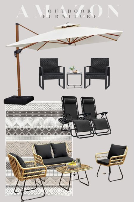 Amazon outdoor furniture 

#outdoor rug
#outdoor furniture set
#oudoor umbrella 

#LTKSeasonal #LTKSaleAlert #LTKHome