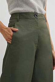 Australian Cotton Tapered Drill Pant | Country Road